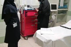 بازدید از بیمارستان فاطمه زهرا (س)و درمانگاه شهدای گمنام۱۴۰۰/۰۱/۰۹