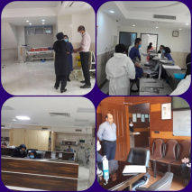 بازدید کارشناسان معاونت درمان از بیمارستان حضرت فاطمه (س)