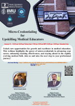 وبینار بین المللی &quot;Micro-Credentialing for Upskilling Medical Educators&quot;